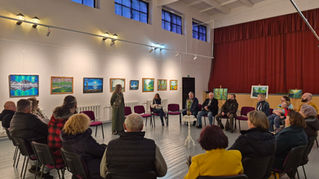 D. Žukauskienės tapybos darbų parodos „Kiekvienas potėpis – skirtingas pasaulis" atidarymas