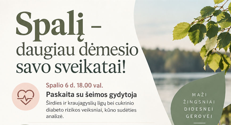 Paskaita su šeimos gydytoja Žilinuose