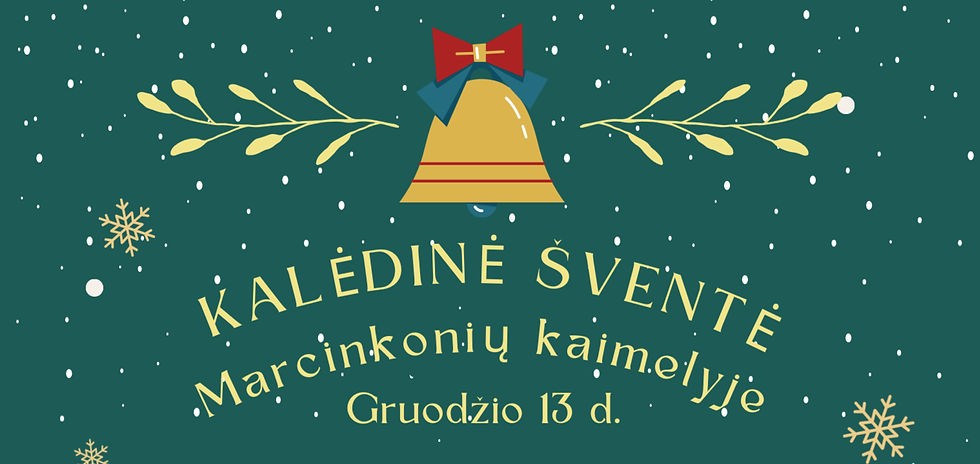 Kalėdinė šventė Marcinkonyse