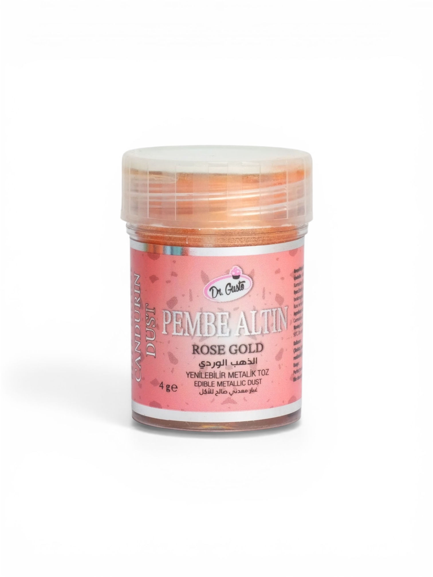 DR.GUSTO METALİK TOZ 4 GR ROSE GOLD