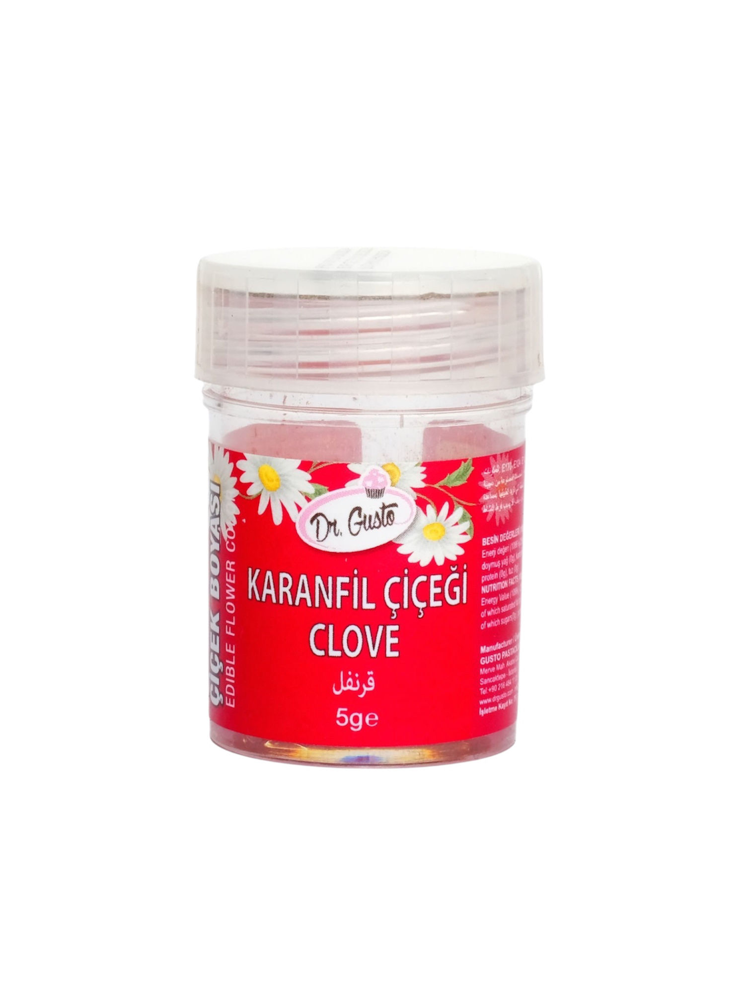 DR.GUSTO ÇİÇEK BOYASI 5 GR OPAK KARANFİL ÇİÇEĞİ