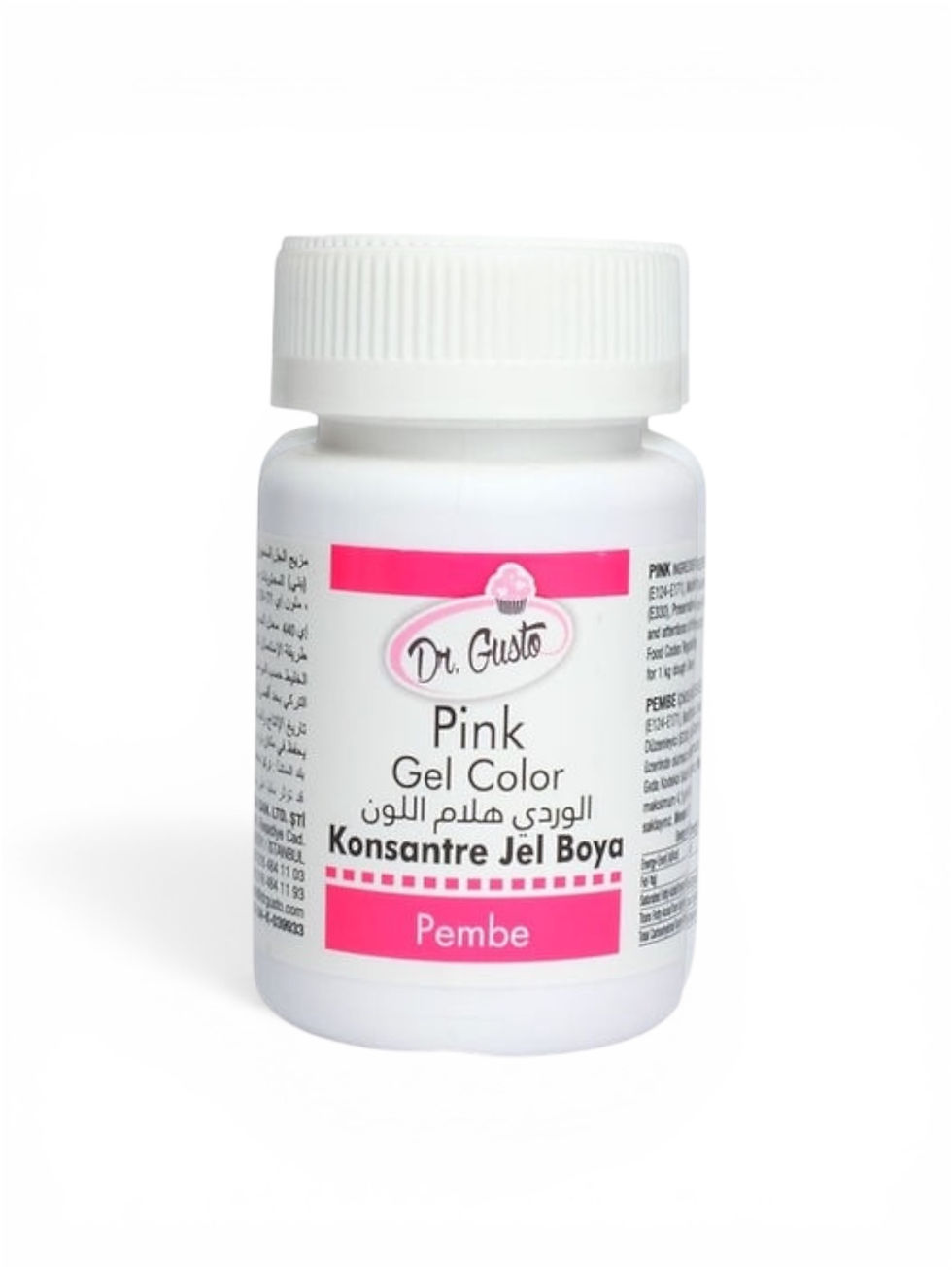 Küçük resim: DR.GUSTO 100 GR JEL BOYA ŞİŞE PEMBE