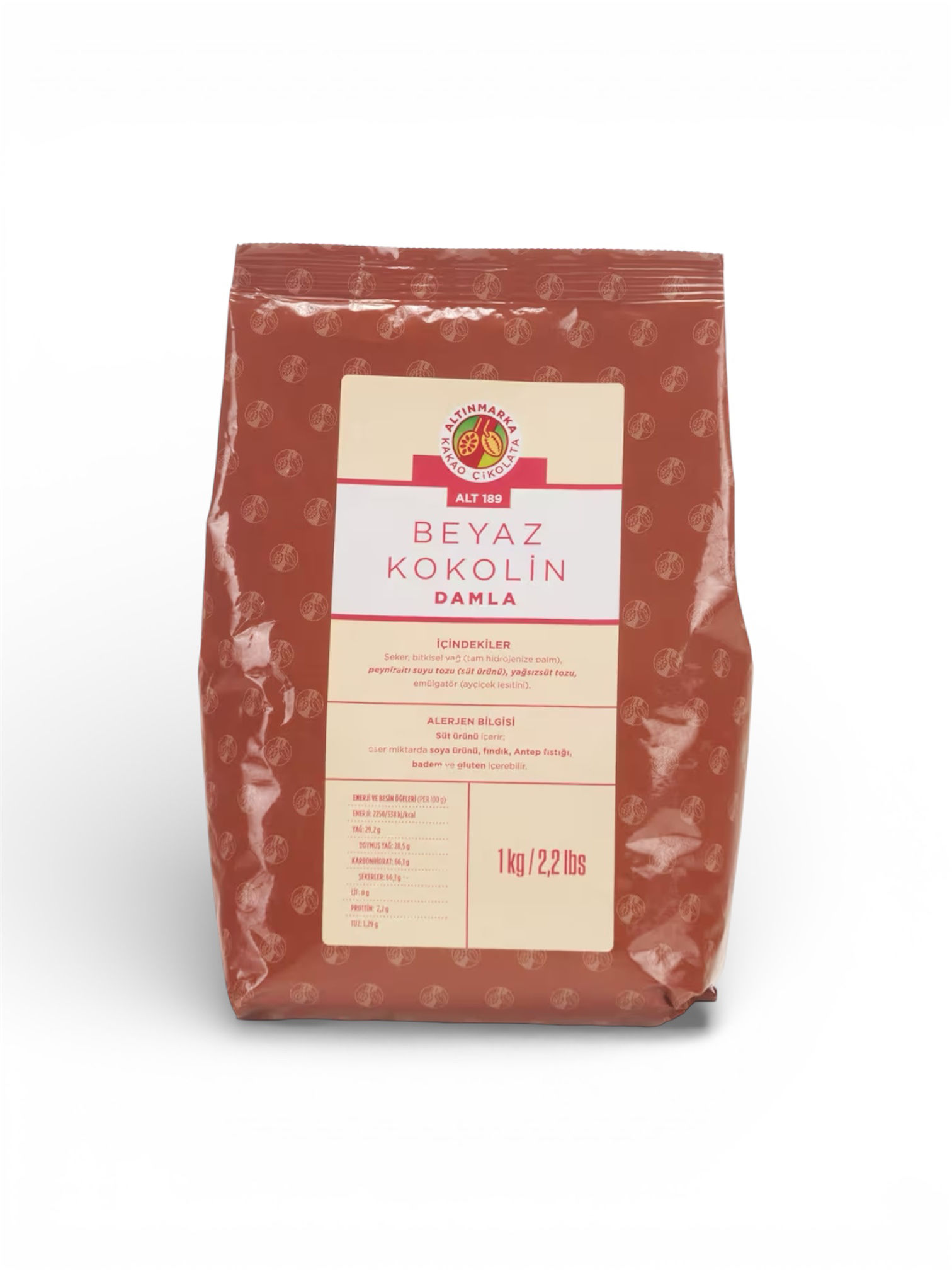 Altınmarka Damla Drop Kokolin 1kg Beyaz