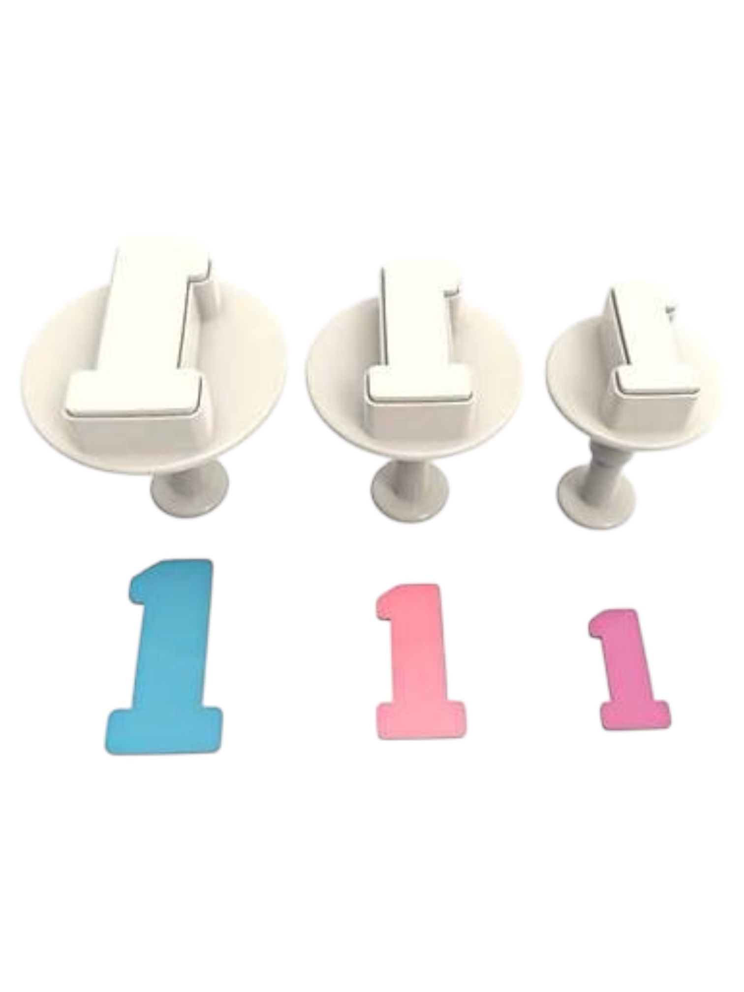 3D 1 Rakam Büyük Enjektör Set 3lü