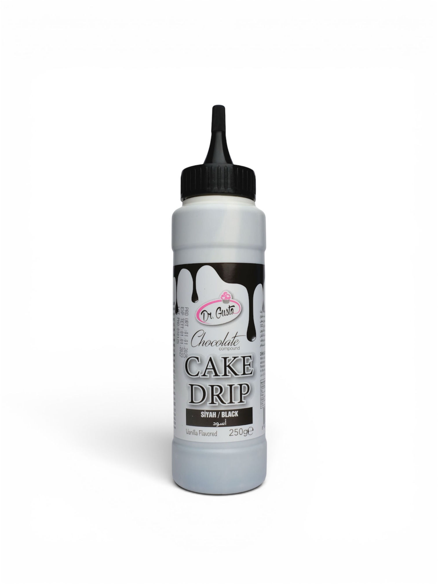 DR.GUSTO CAKE DRIP 250 GR SİYAH