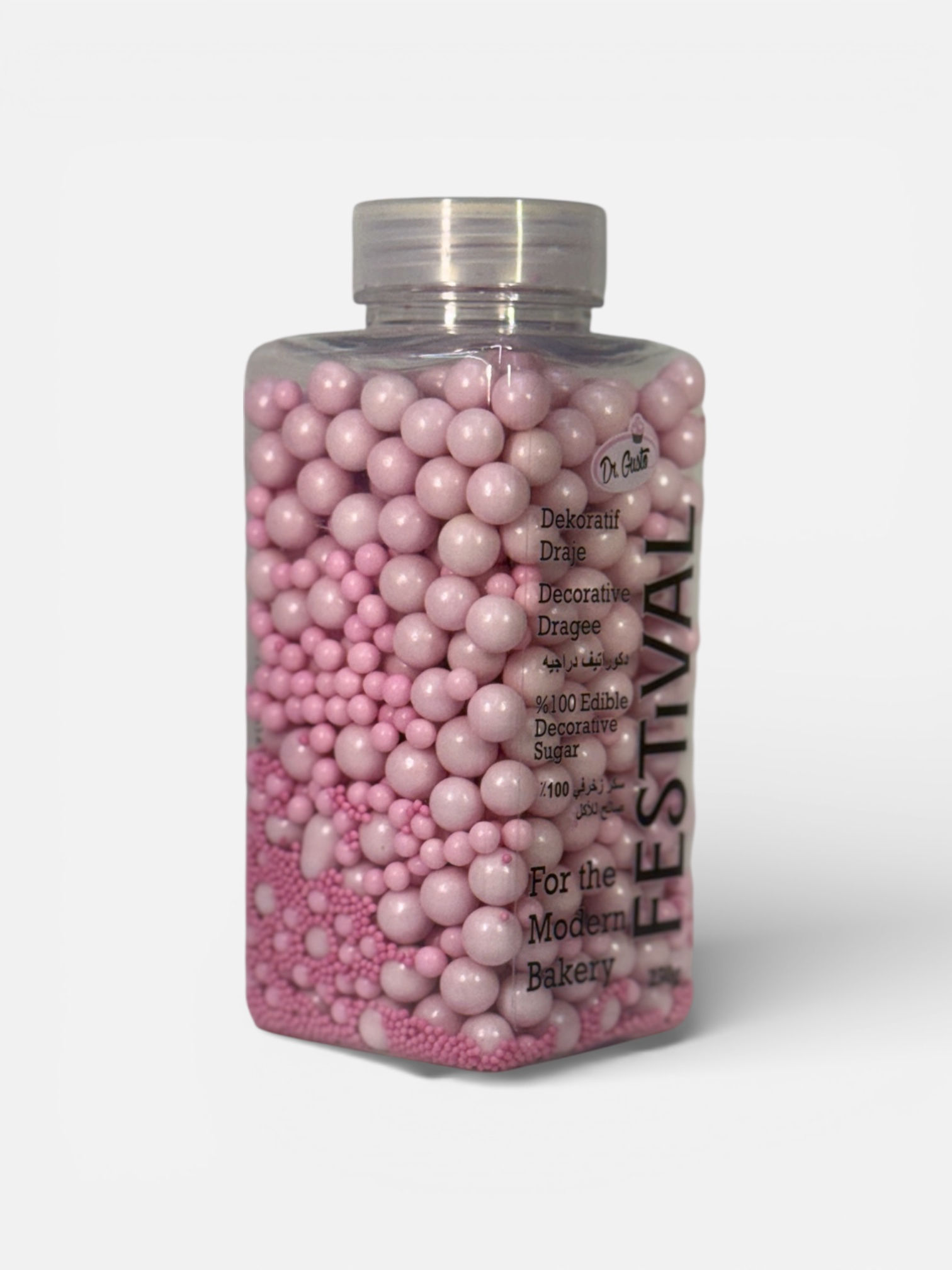 DR.GUSTO FESTİVAL ŞEKER 250 GR BEBE PEMBE