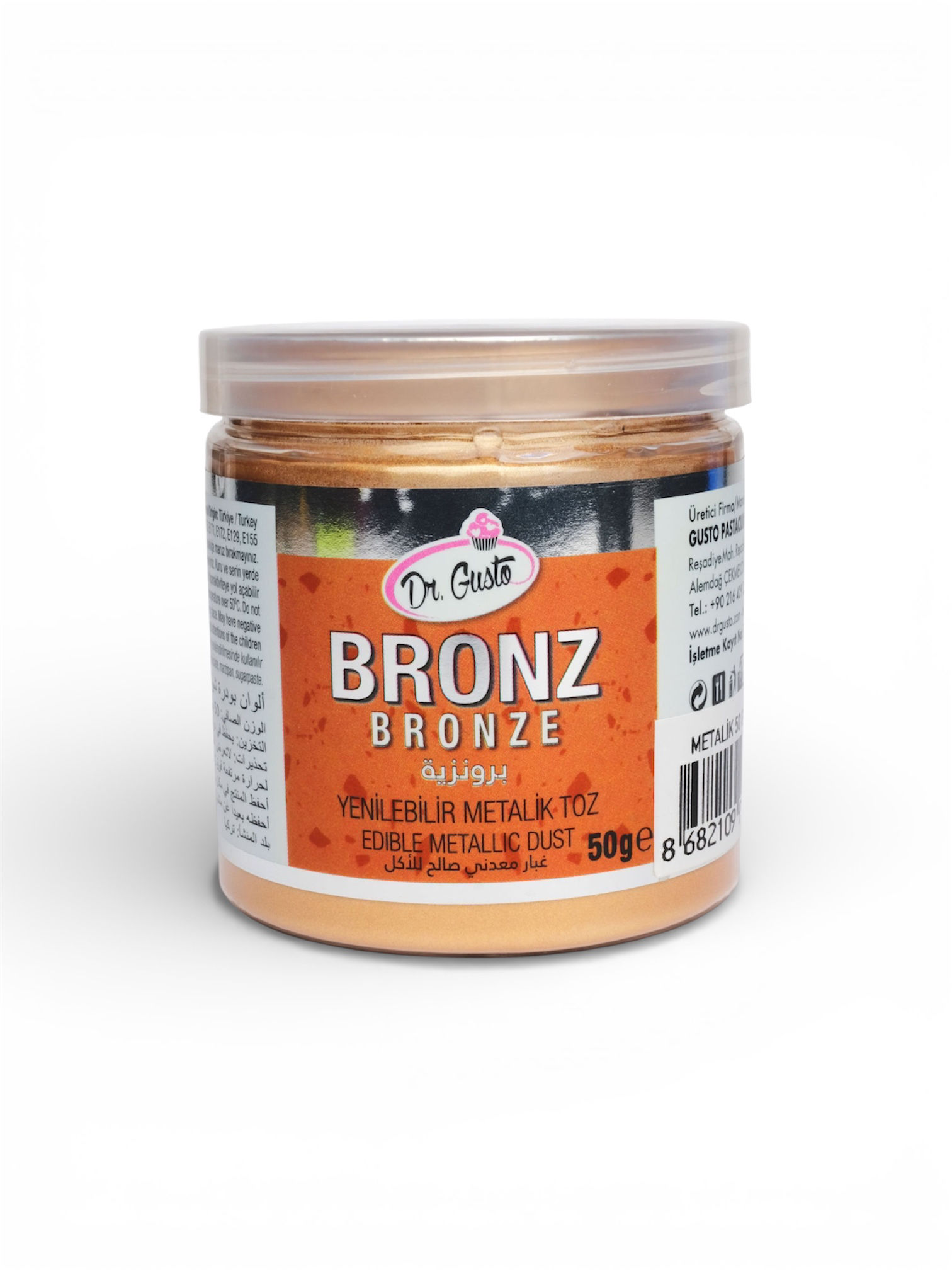 DR.GUSTO METALİK TOZ 50 GR BRONZ