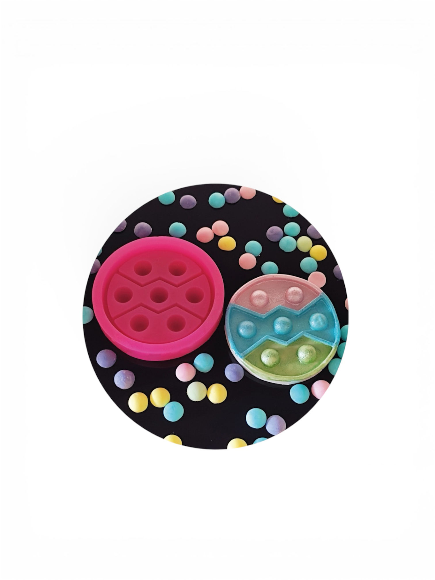 Silikon Kalıp - Popit Yuvarlak