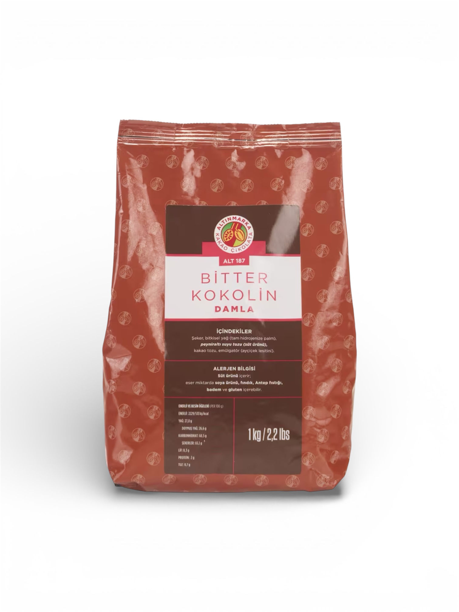 Altınmarka Damla Drop Kokolin 1kg Bitter