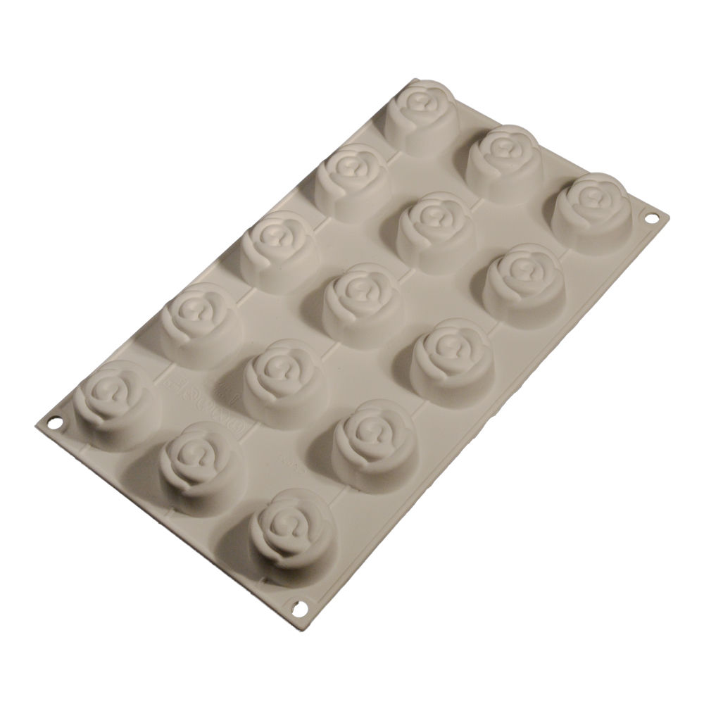 Silikon Kalıp - 15'li Mini Gül Set 2