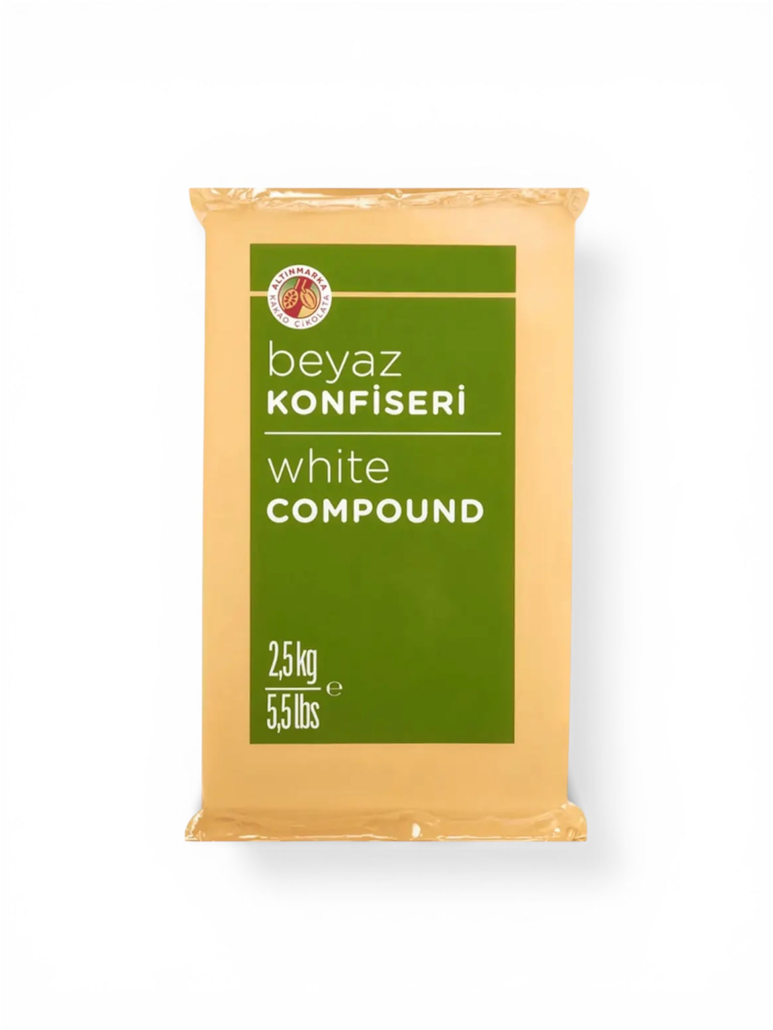 Altınmarka Konfiseri/Kokolin Kuvertür 2,5kg - Beyaz