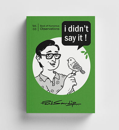 i didn't say it! by Paul Sandip Volume 03_cover page