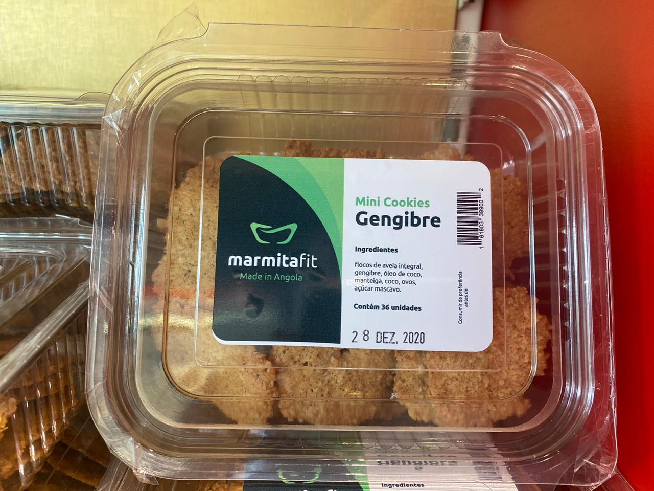 MarmitaFit Mini Coockies de Gengibre