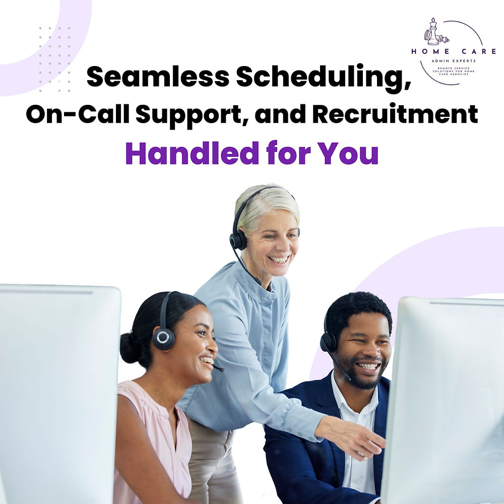Seamless Scheduling, On-Call Support, and Recruitment Handled for You