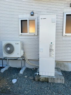 電器温水からエコキュートに交換でエコ替えで東北電力から３万円、経産省から５万円給付金が出ます。