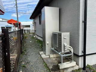 交換前↓