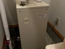 盛岡市東安庭で石油のボイラーの交換です。