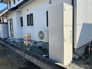 盛岡市西見前でエコキュートの交換です。