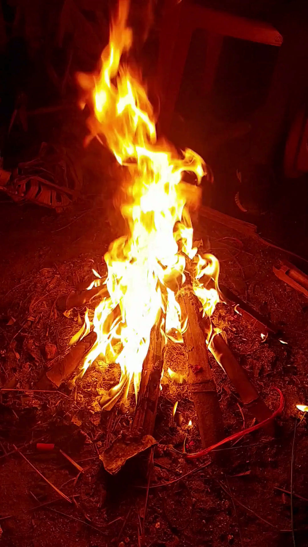 Orange Black Dramatic Campfire Mobile Video.mp4