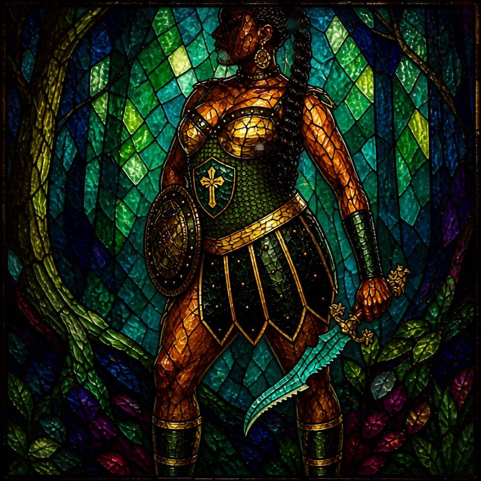 Safari - Woman on the Front Line - Pic33 - Stained Glass.jpeg