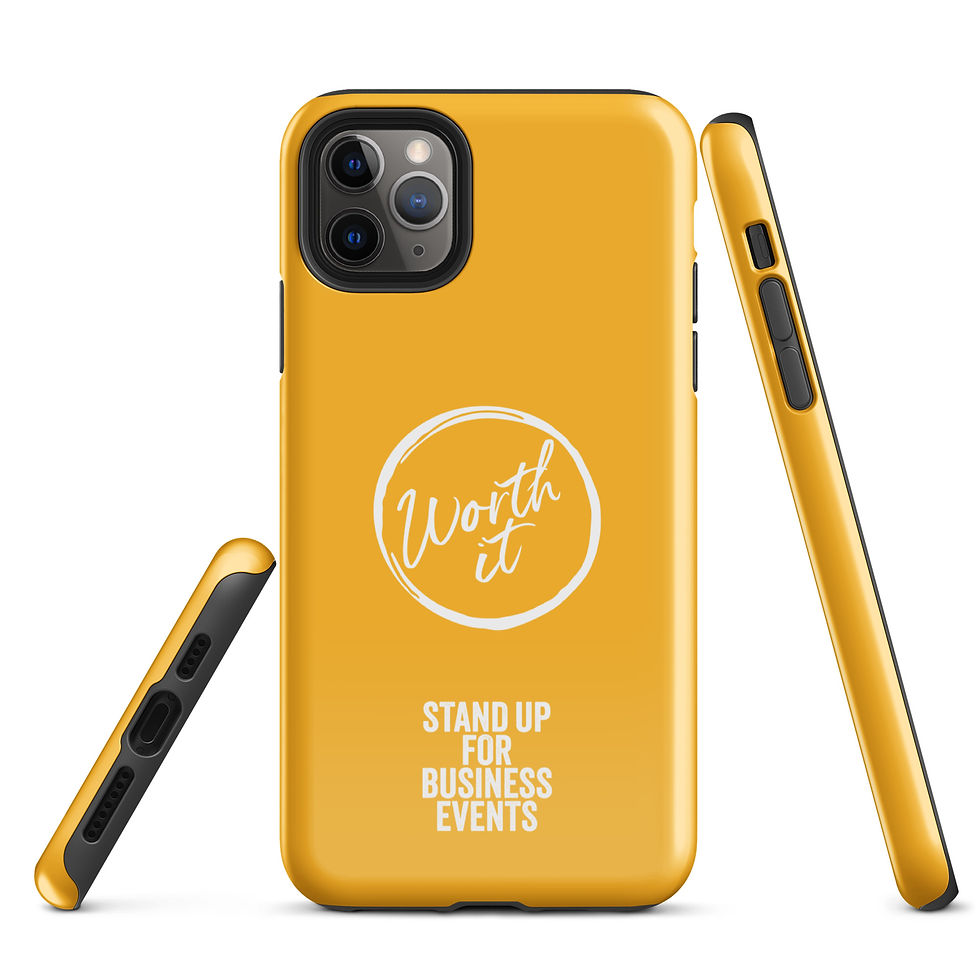 Thumbnail: Worth It Cell Phone Case for iPhone® | Yellow
