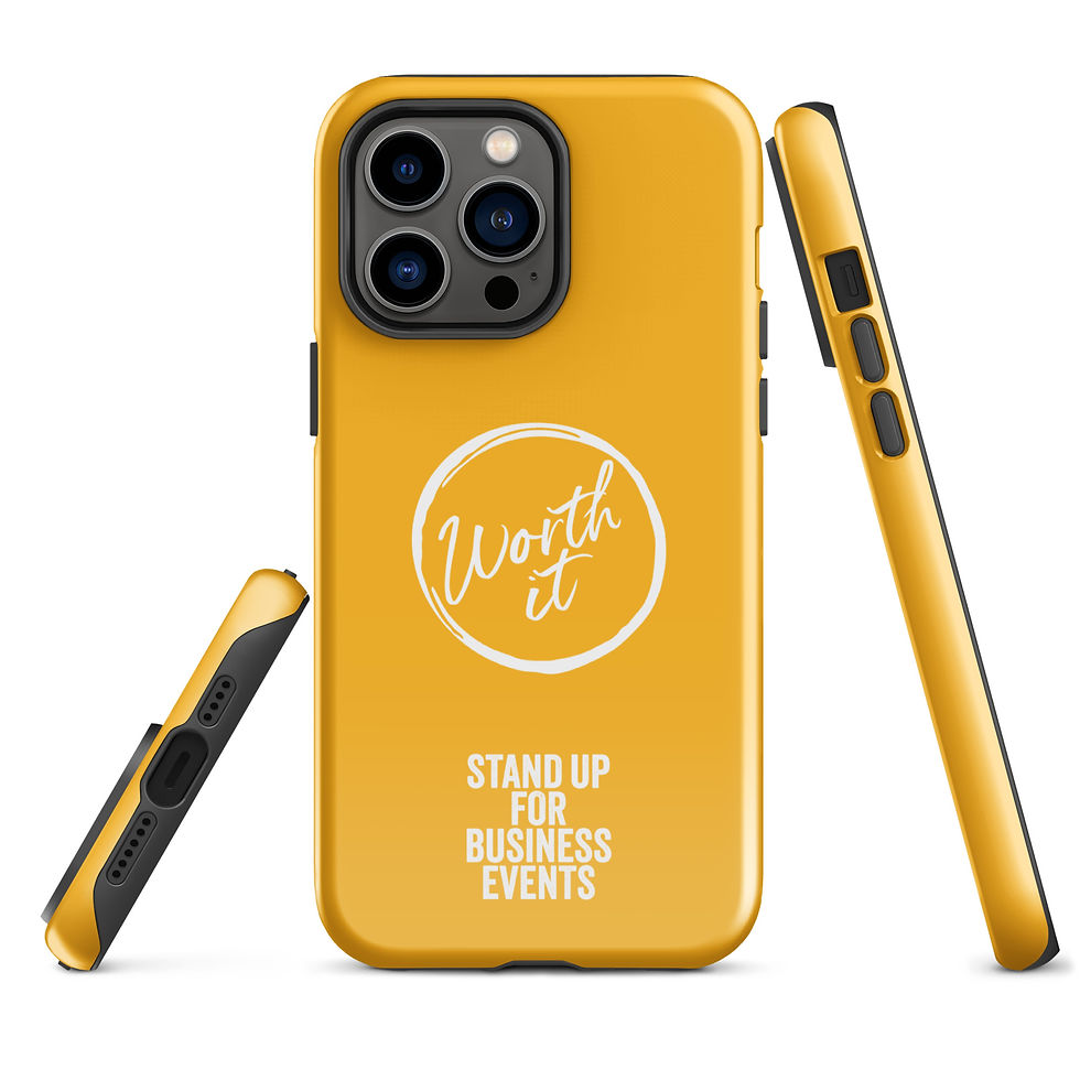 Thumbnail: Worth It Cell Phone Case for iPhone® | Yellow