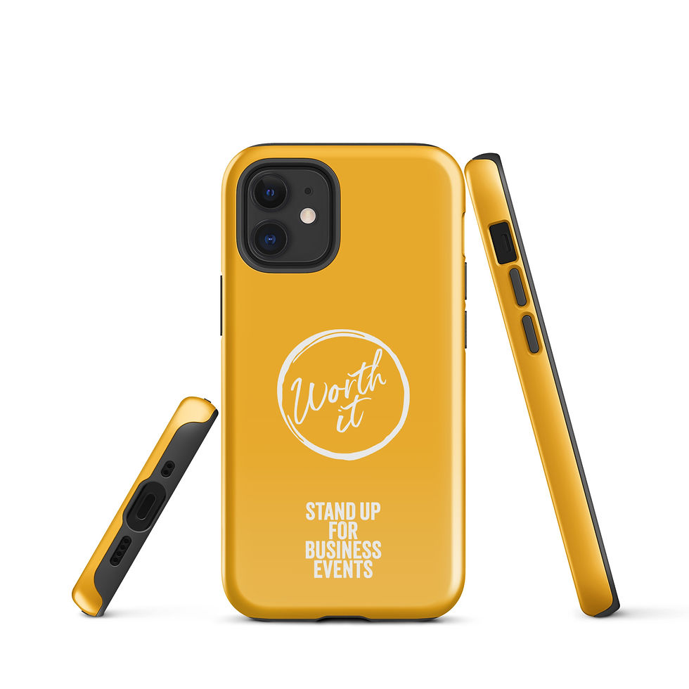 Thumbnail: Worth It Cell Phone Case for iPhone® | Yellow