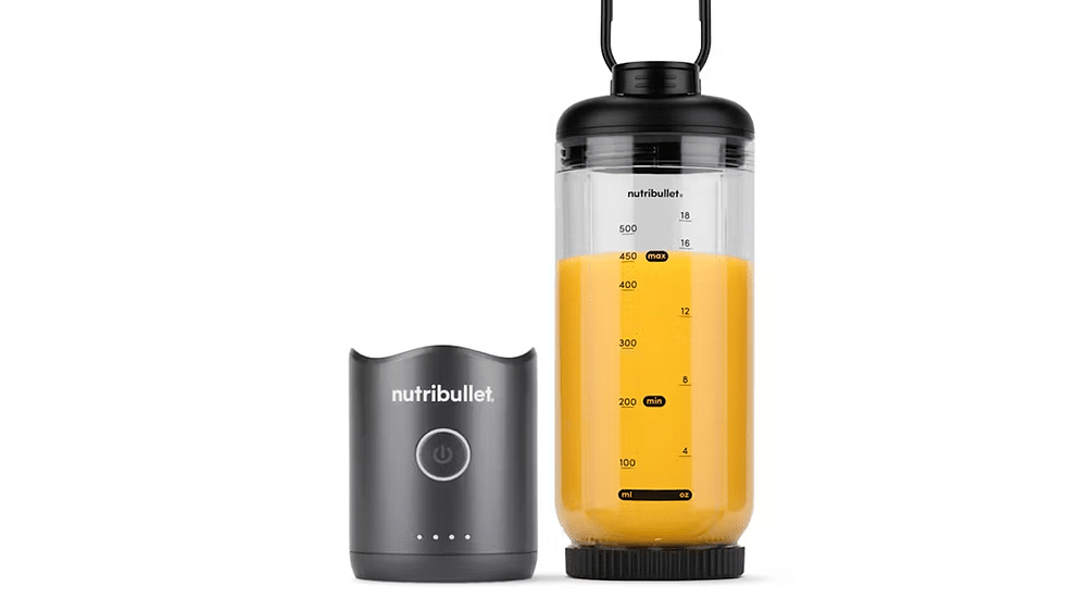 Thumbnail: Nutribullet® Flex™ Portable Smoothie Maker, Rechargeable, Detachable Cup, Grey