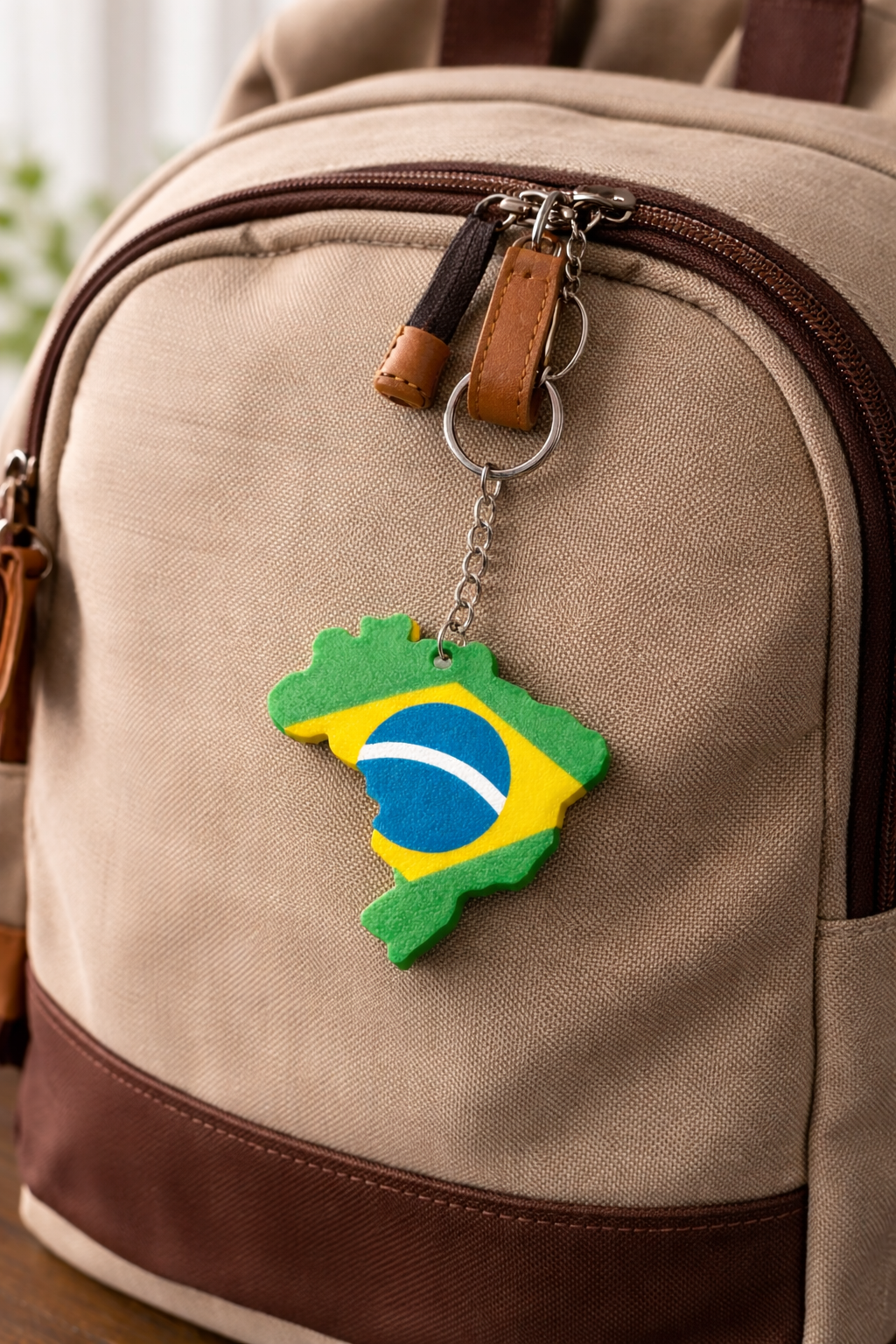 Kit com 10 Chaveiros Mapa do Brasil