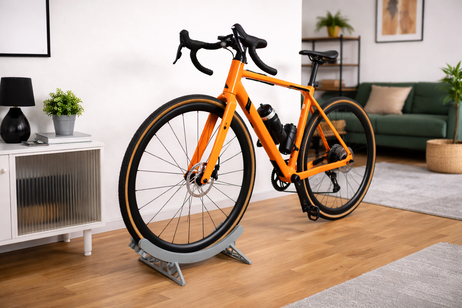 Suporte De Chão Para Estacionar Bicicleta