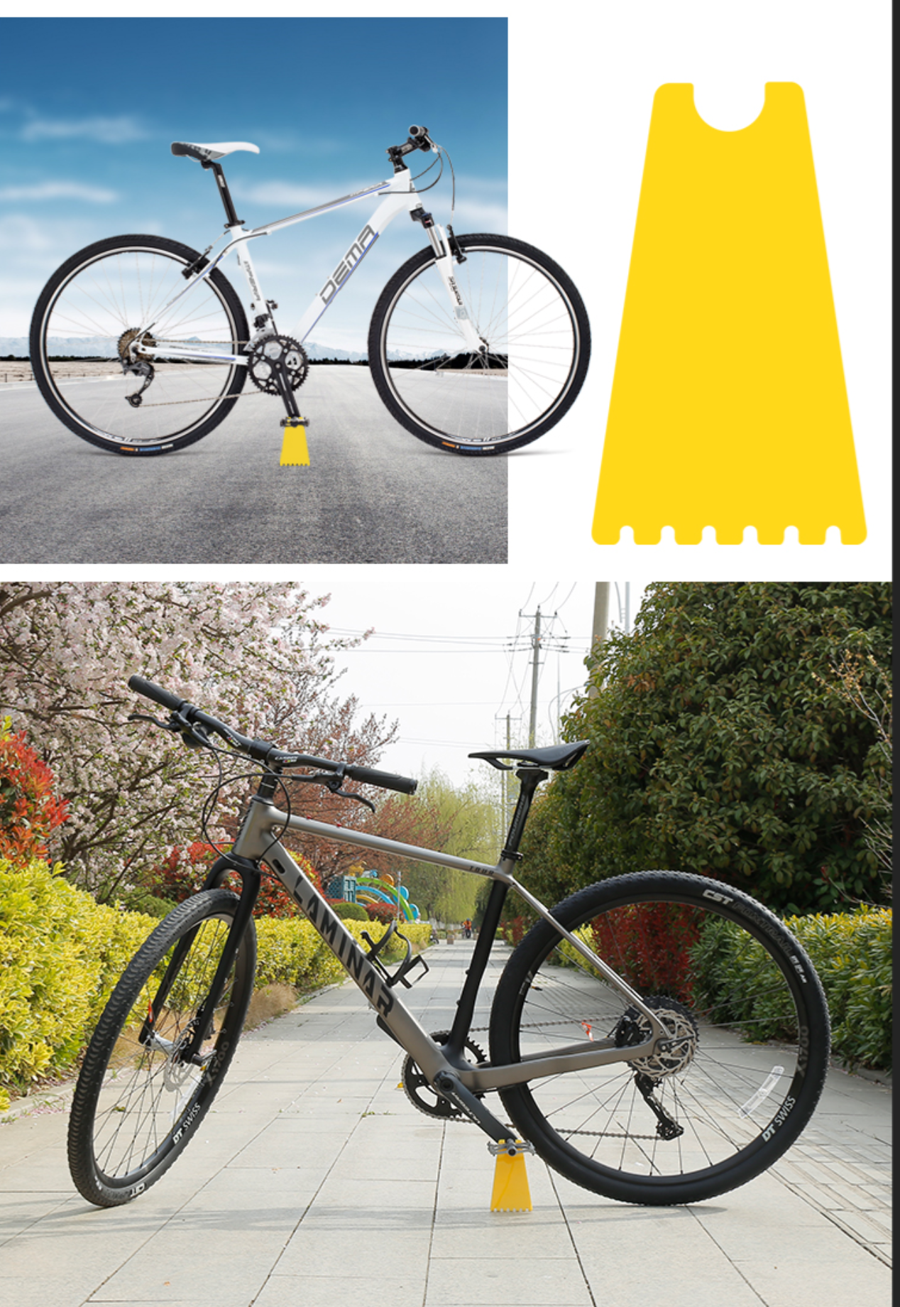 Suporte de Chão para estacionar bicicletas