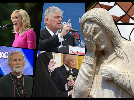 ‘Time to recruit some churches.’ Vipers prepare to inject venom into religion.