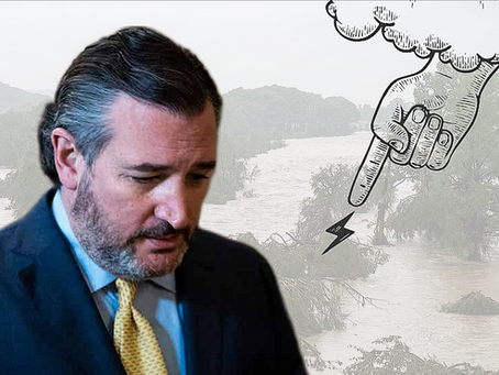 The blame rests on the Mango Messiah, Senator Cruz. Not God.