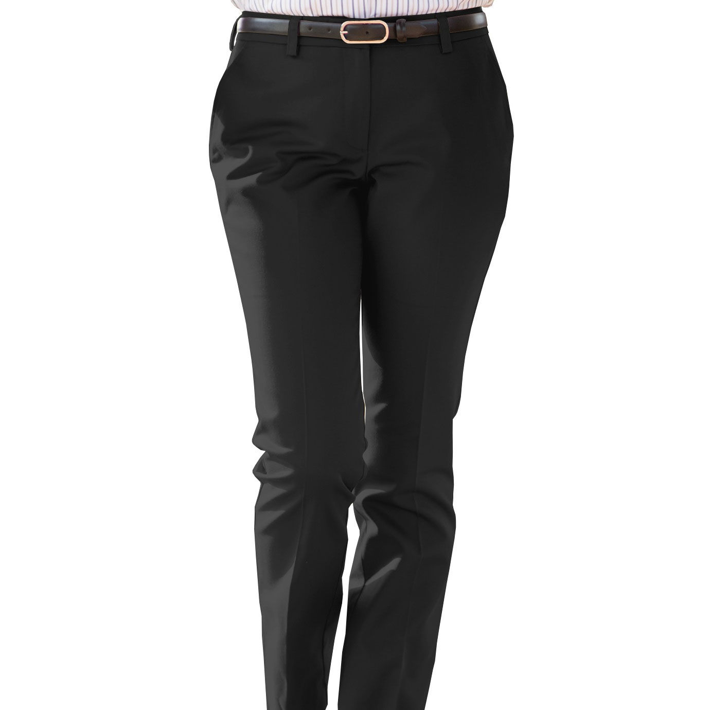 Ladies' Slim Chino Flat Front Pant