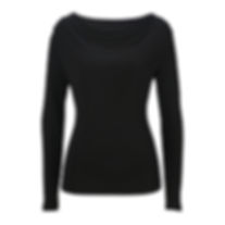 Ladies' Cowl Neck Long Sleeve Knit Top