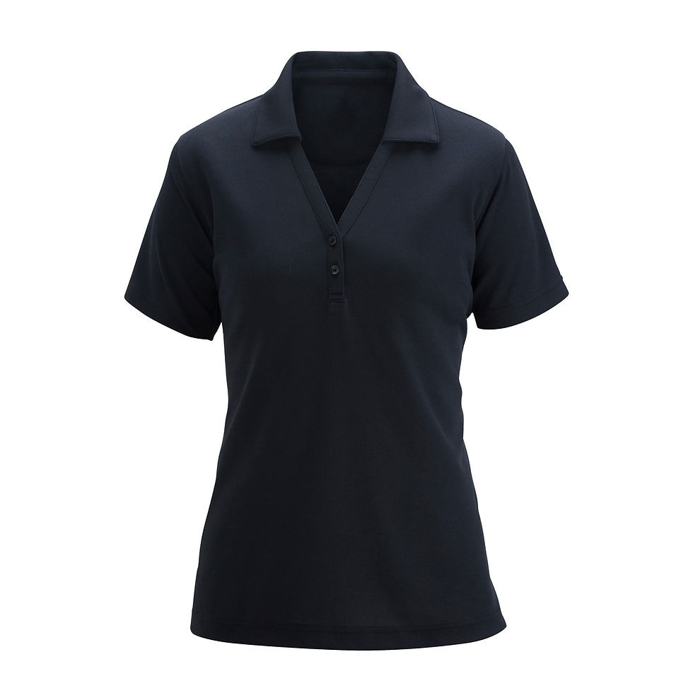 Thumbnail: Ladies' Hi-Performance Mesh Polo W/ Johnny Collar