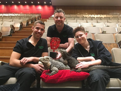 Us with BAFTA Award Best TV Moment #BAFTAIguana Planet Earth 2 Iguana Vs Snakes