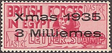 1935 - Troupes britanniques Égypte Noël.jpg
