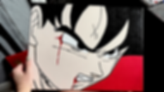 Goku painting