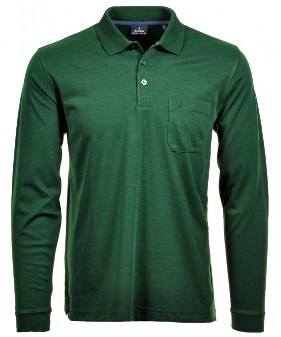 Miniaturbild: Ragman Softknit-Polo langarm