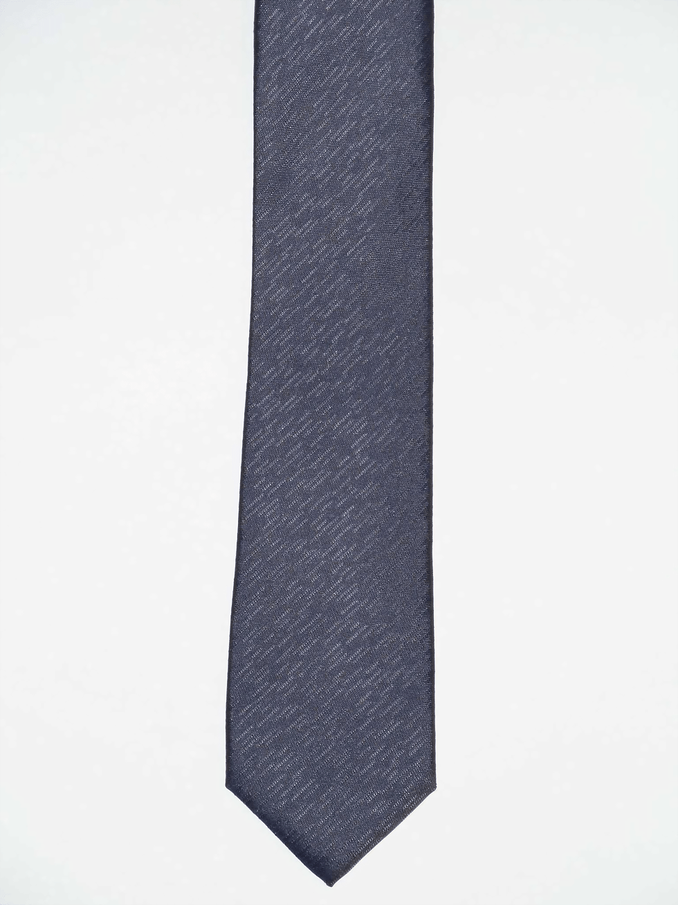 Seidenkrawatte Slim Uninah 6 cm strukturiert changierend