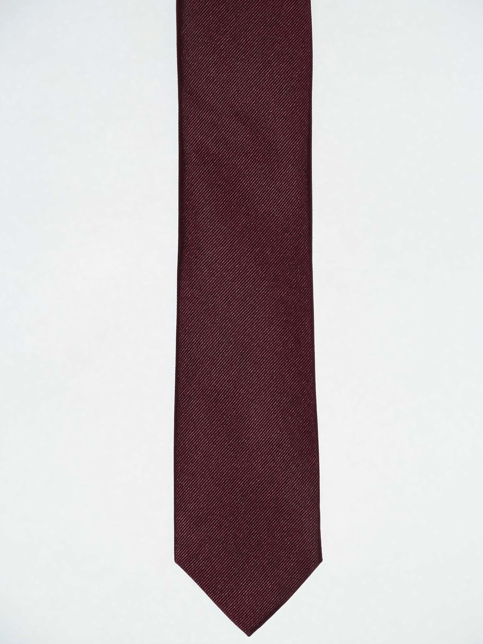 Miniaturbild: Seidenkrawatte Slim Twill Uni 6 cm