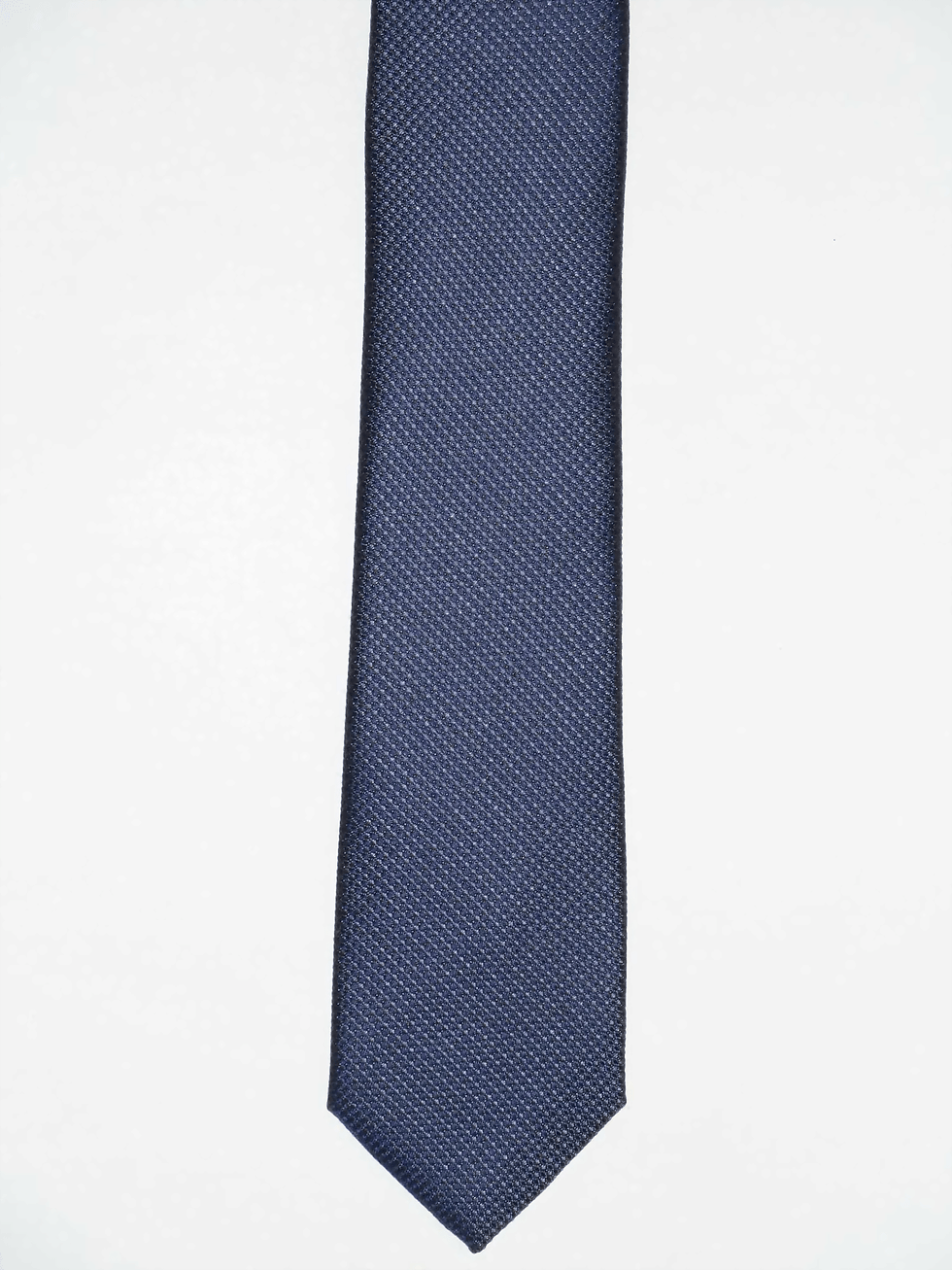 Seidenkrawatte Slim Uninah 6 cm strukturiert changierend
