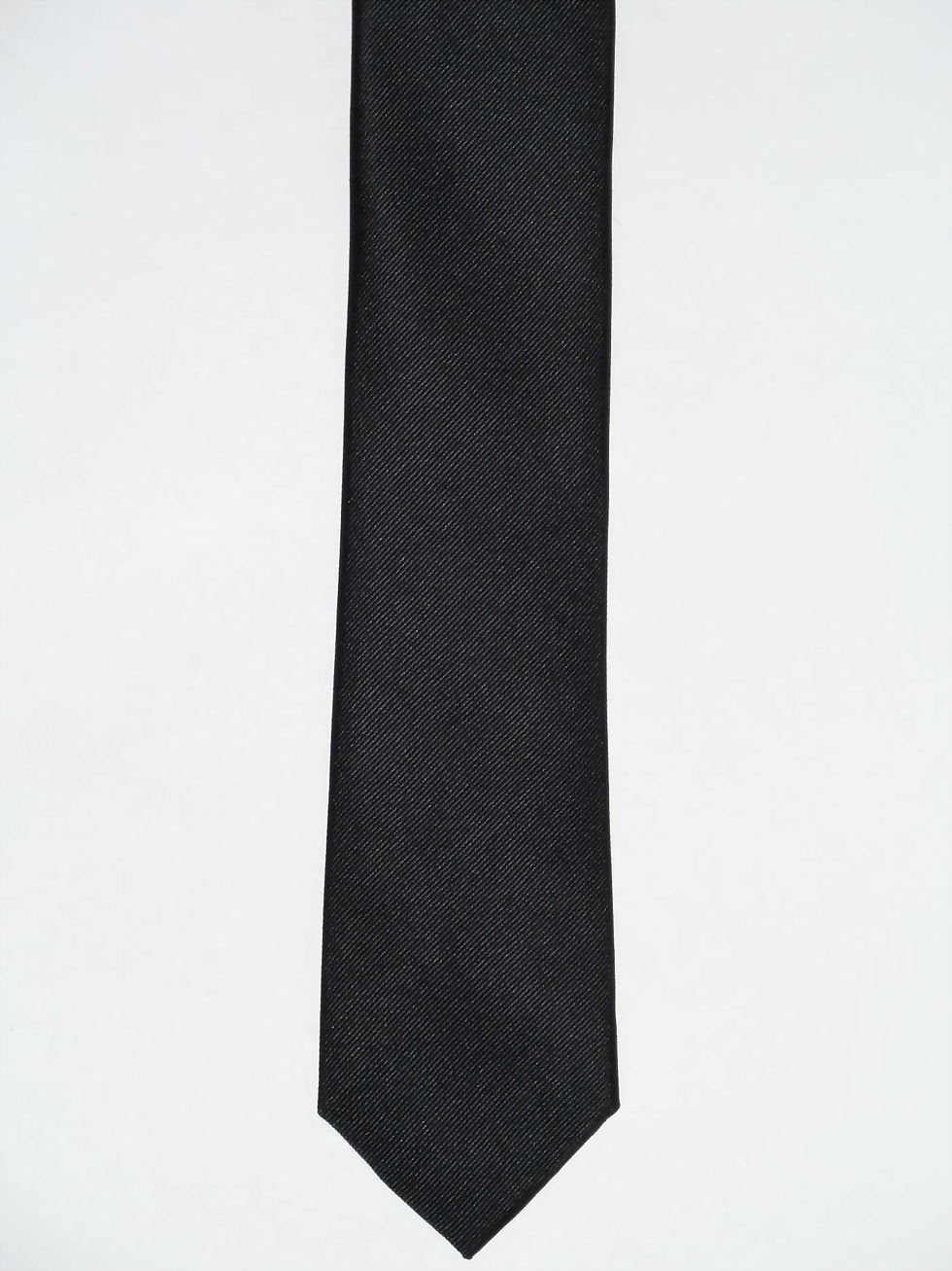 Miniaturbild: Seidenkrawatte Slim Twill Uni 6 cm