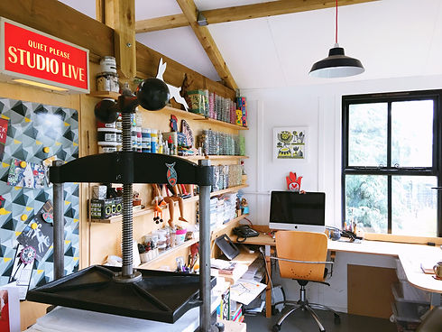 A workshop interior showing where perfect setting tableware is designed and made