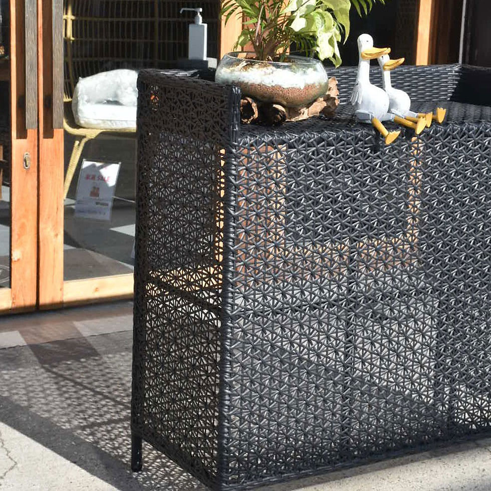 サムネイル： BALI シンセティックラタンリゾート室外機カバー