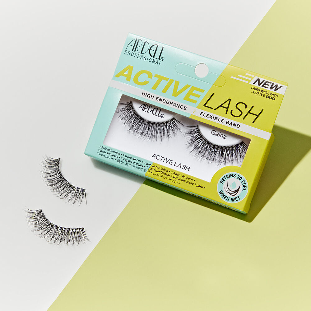 faux-cils active lash gainz ardell packaging vegan cruelty free spécial sport waterproof résistant à la sueur