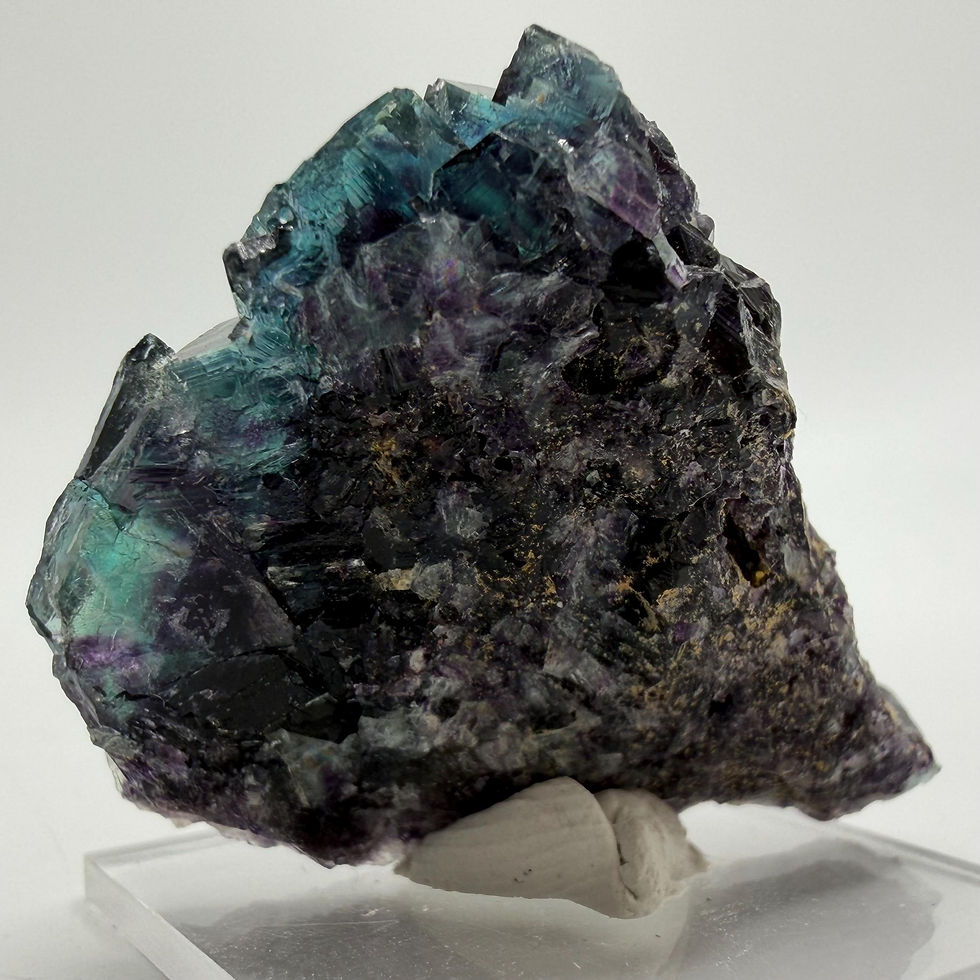 Thumbnail: Butterfly Pocket Fluorite Crystal, Natural Blue Fluorite Specimen, Okorusu