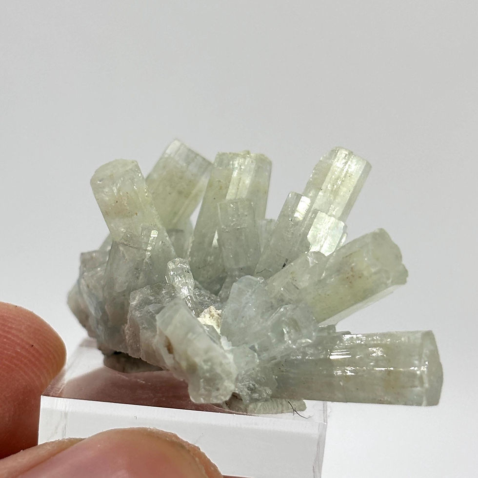 Thumbnail: Goshenite Cluster, Erongo Mountains, Namibia, 15g