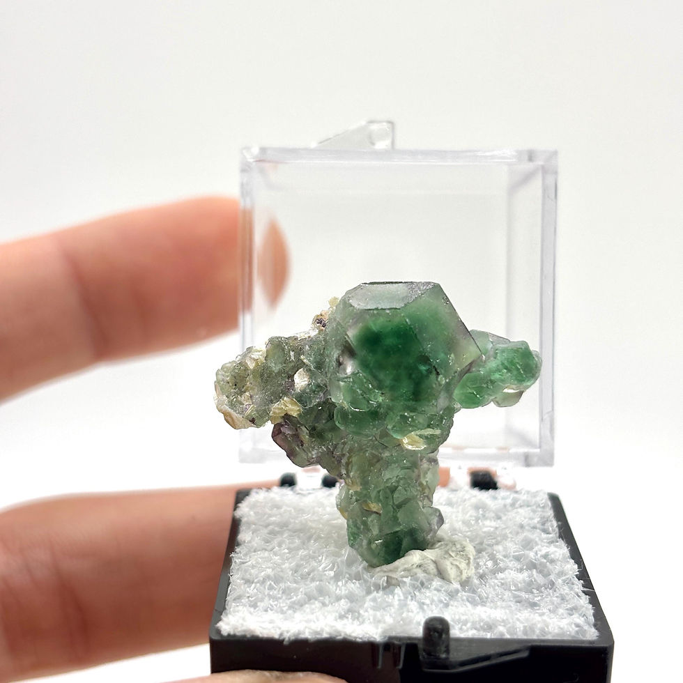 Thumbnail: Green Erongo Mountains Fluorite, Natural Mineral Specimen, Namibia, 11g